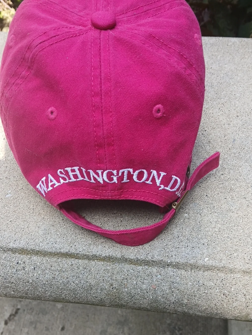 Washington D.C. souvenir baseball cap Hit Pink One Size